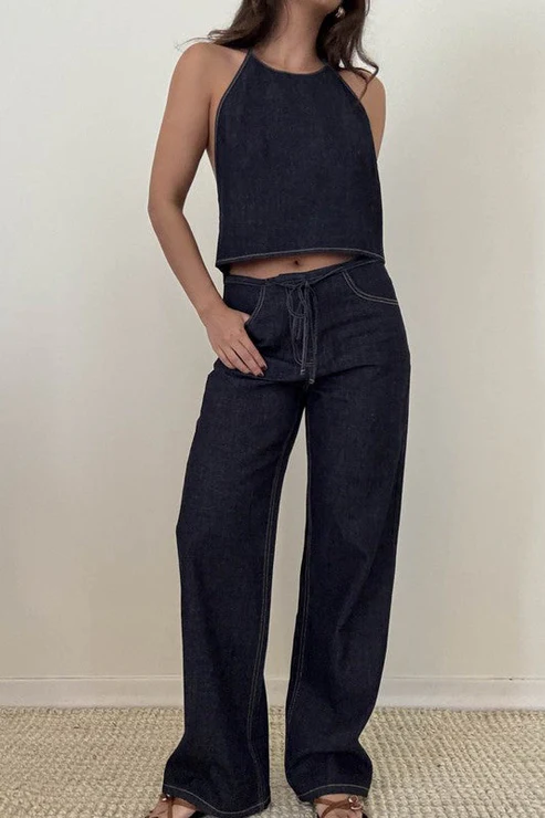 Jenna Drawstring Jeans